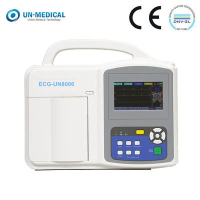 CE ISO 터치스크린 6 채널 디지털 ECG 기계 의학 EKG 기계